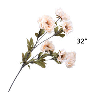 10 Pcs Champagne Artificial Flowers Bulk Combo Silk Plants