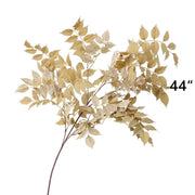 10 Pcs Champagne Artificial Flowers Bulk Combo Silk Plants