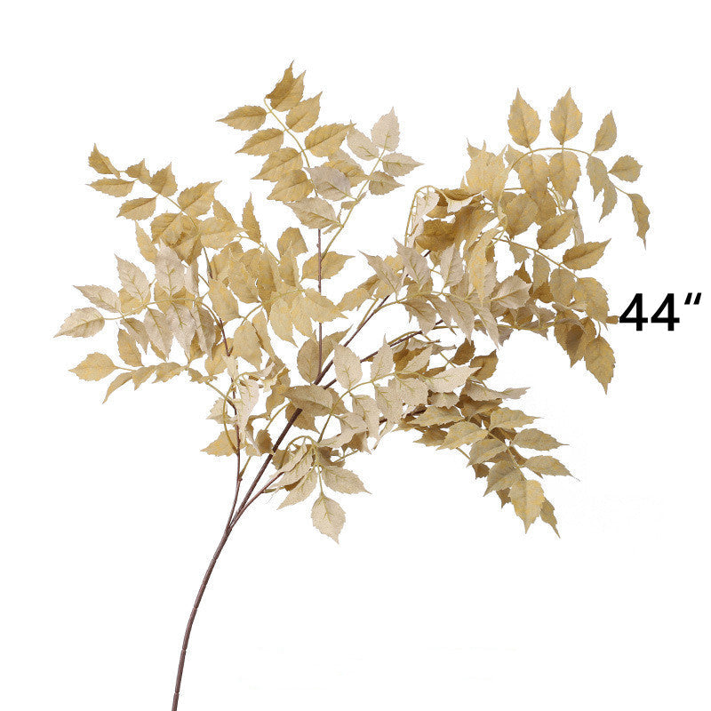 10 Pcs Champagne Artificial Flowers Bulk Combo Silk Plants
