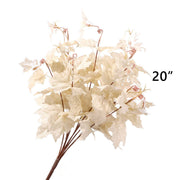 10 Pcs Champagne Artificial Flowers Bulk Combo Silk Plants