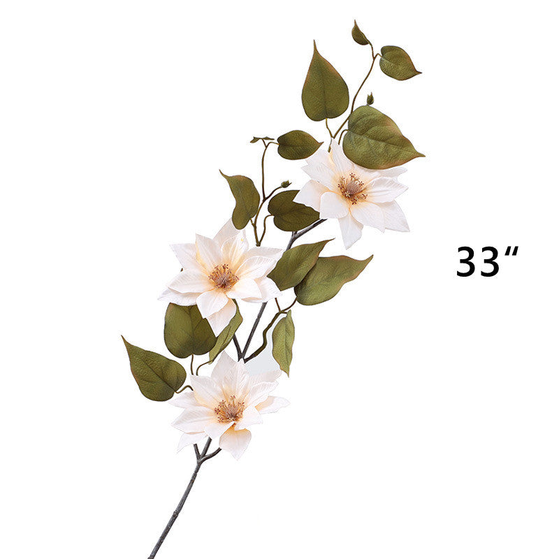 10 Pcs Champagne Artificial Flowers Bulk Combo Silk Plants