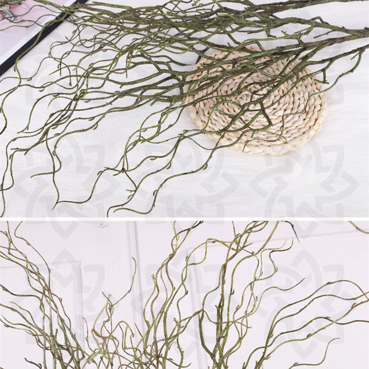 3 Pcs 47 Inch Extra Large Long Curly Willow Corkscrew Artificial Branches for Floor Vase
