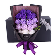 Artificial Soap Rose Flower Bouquet 12 Inch 10 Pcs Bulk Wholesale Gifts for Her