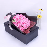 Artificial Soap Rose Flower Bouquet 12 Inch 10 Pcs Bulk Wholesale Gifts for Her