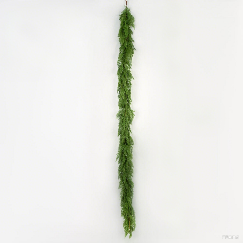 Artificial Pine-Cypress Flower Wreath Vine, 106.3 Inch Lifelike Artificial Greenery for Party Decoration