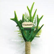 Artificial Succulent Plants Bulk 12 Pcs Mini Faux Succulent Boutonnieres for Crafts