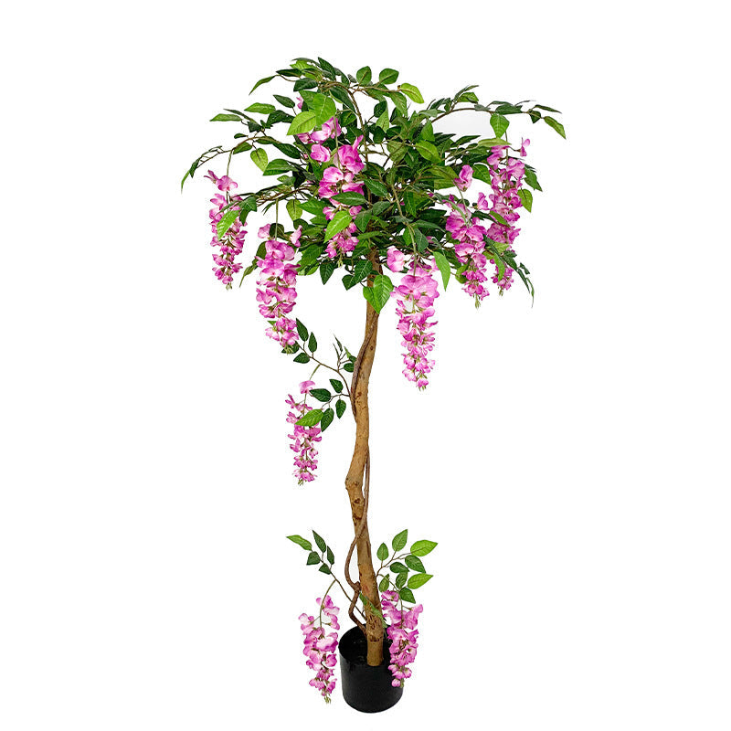 Artificial Wisteria Tree Plant 5 Ft Bulk Silk Flowers for Home Decor Wholesale