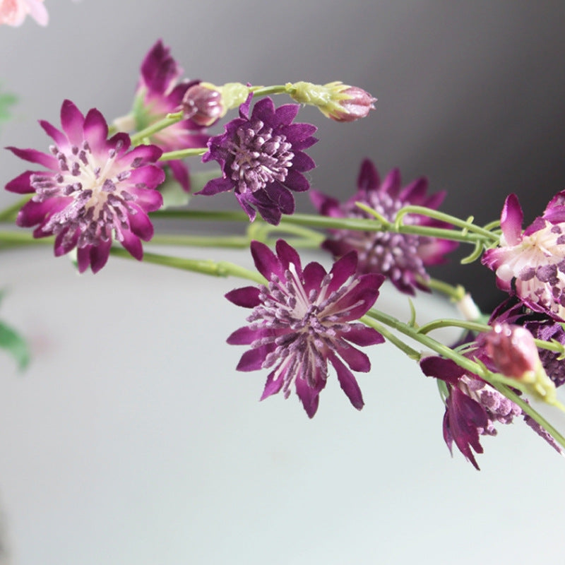 25 Inch Astrantia Spray Stems 10 Pcs Artificial Silk Flowers Bulk Pack