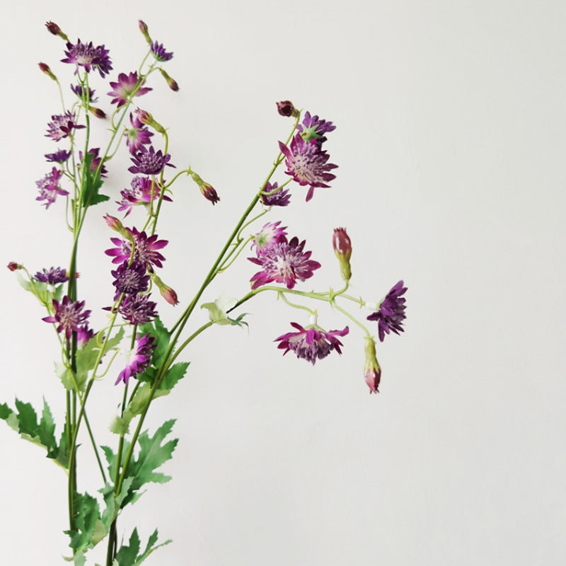 25 Inch Astrantia Spray Stems 10 Pcs Artificial Silk Flowers Bulk Pack