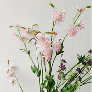 25 Inch Astrantia Spray Stems 10 Pcs Artificial Silk Flowers Bulk Pack