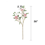 26 Inch Aubrieta Silk Flower Stems, 10 Pcs Artificial Flower Sprays for Arrangements