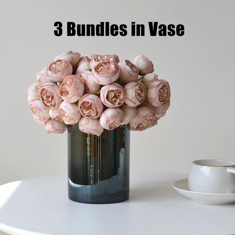 11 Inch Artificial Peony Buds Bouquet 10 Pcs Autumn Fall Colors for Wedding Centerpieces Home Decor Thanksgiving