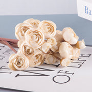 Silk Ranunculus Bouquet 12 Inch 10 Pcs Artificial Flowers Wedding Engagement Centerpieces Home Decor
