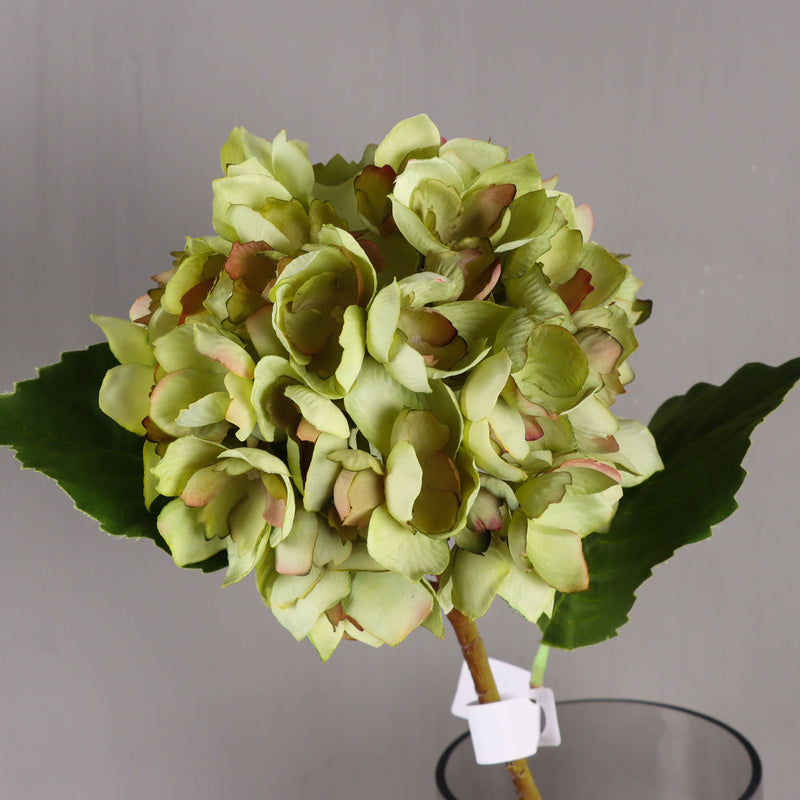 Silk Hydrangea Flowers with Stems and Leaves, 10 Pcs, Artificial Floral Arrangement for Home Wedding Party Table Decor