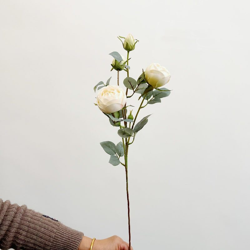 26 Inch Peony Spray Stems with Buds 10 Pcs Silk Artificial Flowers for Arrangement