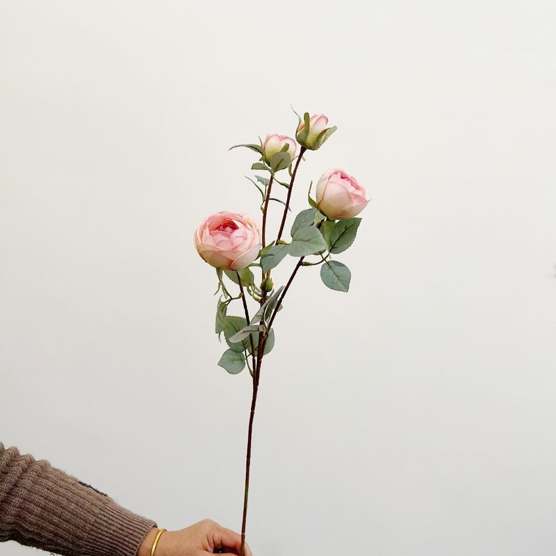 26 Inch Peony Spray Stems with Buds 10 Pcs Silk Artificial Flowers for Arrangement