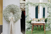 23.6 Inch Baby's Breath Artificial Flowers 10 Pcs Real Touch Silk Stems for Crafts DIY Wedding Party Home Garden Office