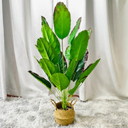 47 Inch Tall Artificial Bird of Paradise Palm Bush Outdoor Faux Plant Bulk Quantity