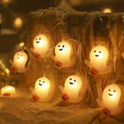 9.8FT Pre-lit Halloween String Lights 9.8 Feet  Ghost Bat Design Bulk Pack