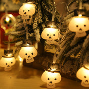 9.8FT Pre-lit Halloween String Lights 9.8 Feet  Ghost Bat Design Bulk Pack