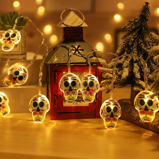 9.8FT Pre-lit Halloween String Lights 9.8 Feet  Ghost Bat Design Bulk Pack