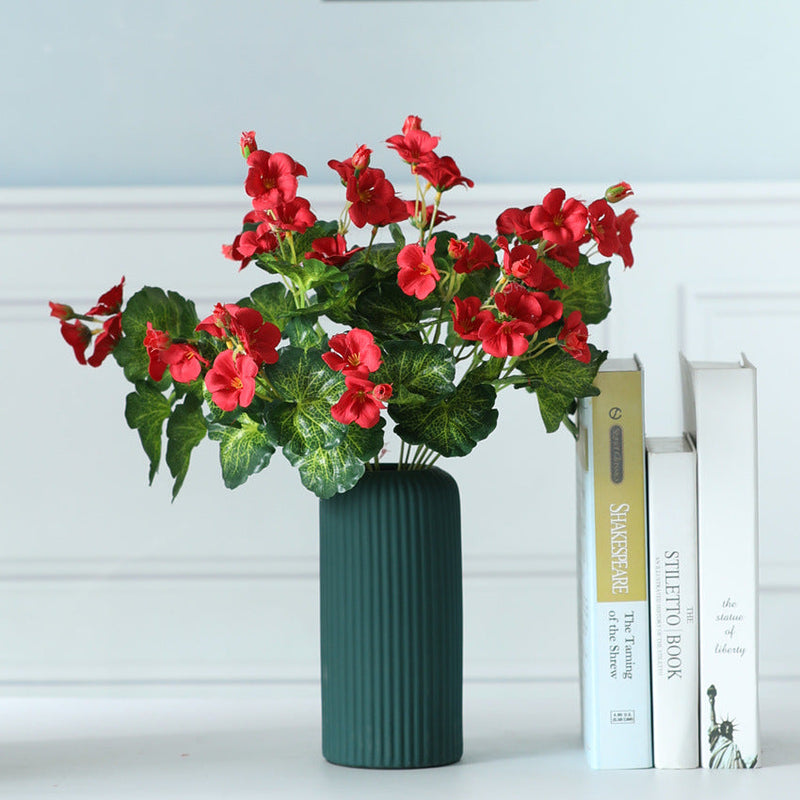 13.7 Inch Silk Begonia Bush Artificial Flowers Bulk Quantity