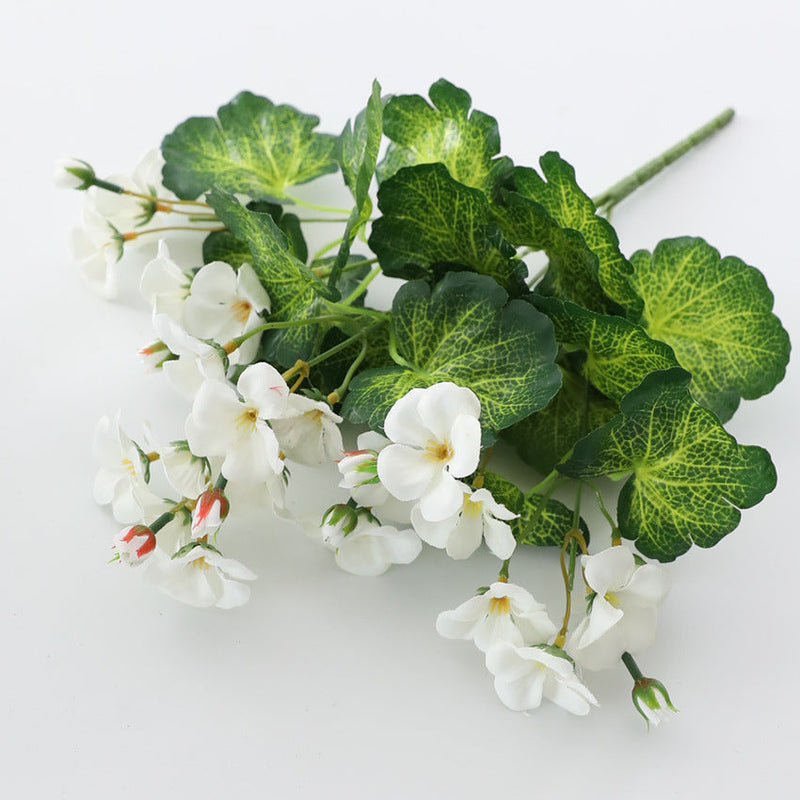 13.7 Inch Silk Begonia Bush Artificial Flowers Bulk Quantity