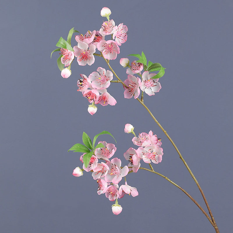 32 Inch Artificial Begonia Blossom Branches Pink Spring Flowers Bulk 10 Pcs