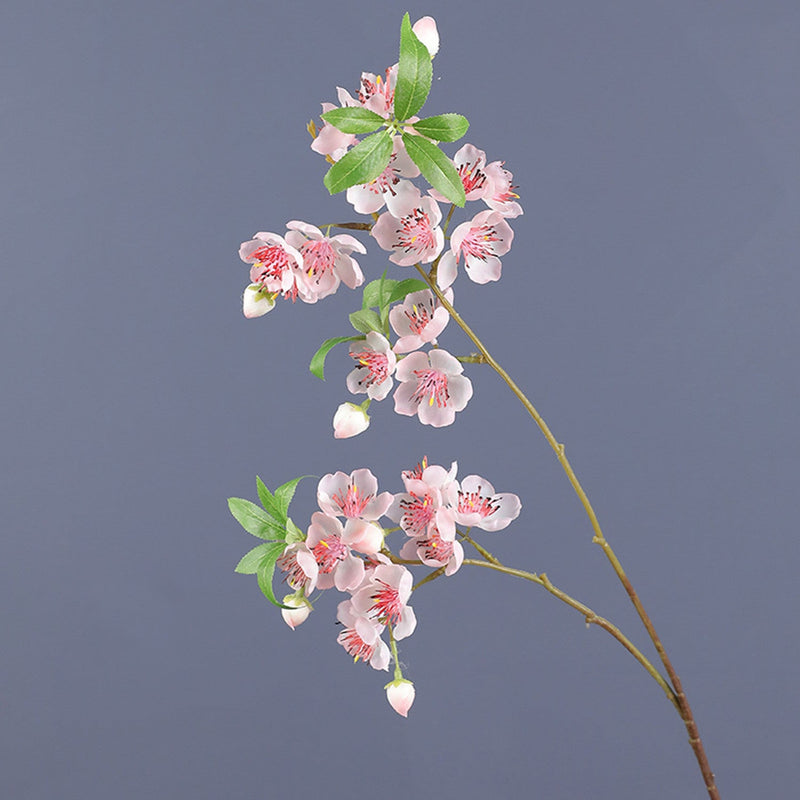 32 Inch Artificial Begonia Blossom Branches Pink Spring Flowers Bulk 10 Pcs