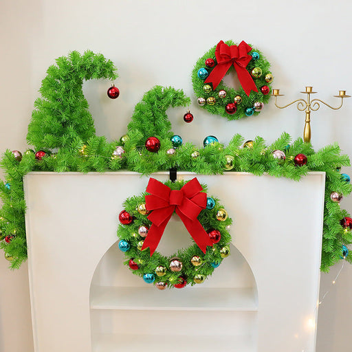 Bendable Christmas Tree Garland 10 Ft Whimsical Artificial Holiday Decoration Bulk Pack