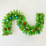 Bendable Christmas Tree Garland 10 Ft Whimsical Artificial Holiday Decoration Bulk Pack