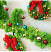 Bendable Christmas Tree Garland 10 Ft Whimsical Artificial Holiday Decoration Bulk Pack