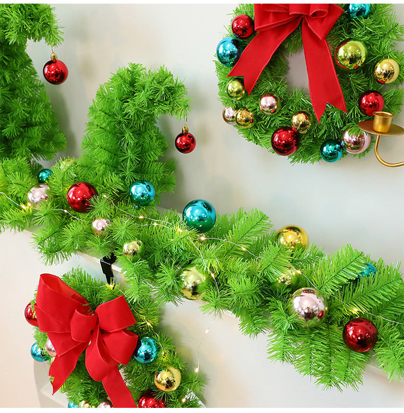 Bendable Christmas Tree Garland 10 Ft Whimsical Artificial Holiday Decoration Bulk Pack