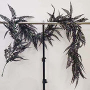 5 Pcs Artificial Black Fern Plants for Halloween, Indoor and Outdoor Decor, Bulk Set
