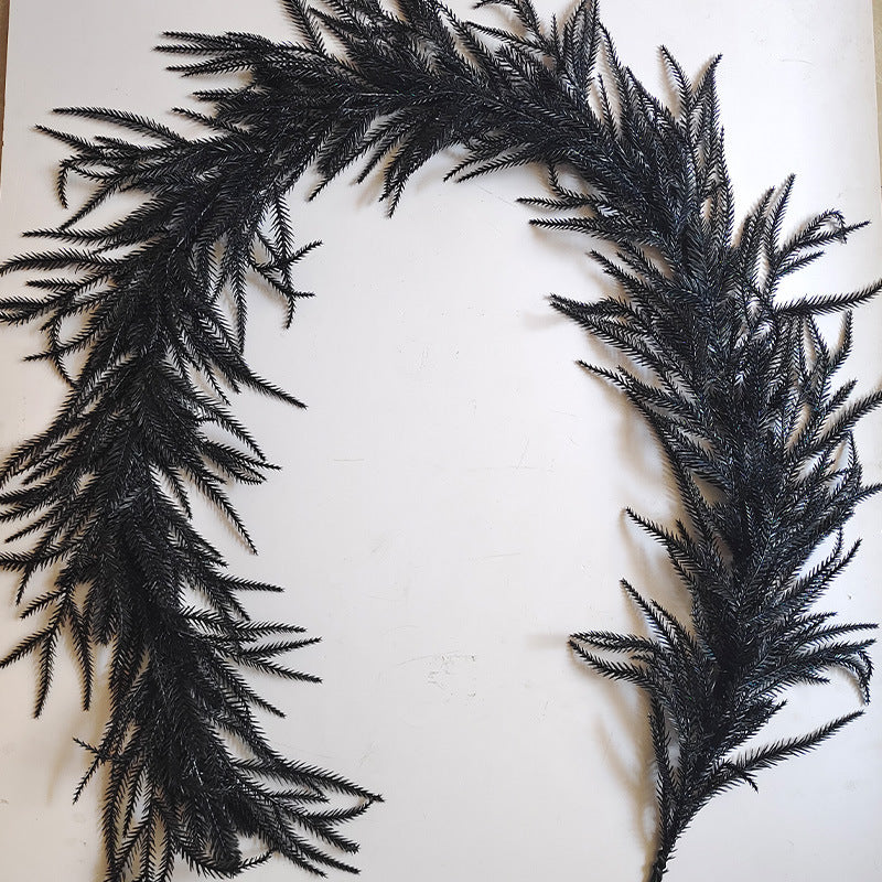 6 Ft Real Touch Norfolk Pine Garland 6ft Lifelike Artificial Greenery for Christmas Decor