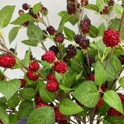 28.7 Inch Artificial Mulberry Blackberry Stems Spray Bulk Quantity