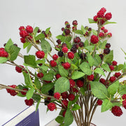 28.7 Inch Artificial Mulberry Blackberry Stems Spray Bulk Quantity