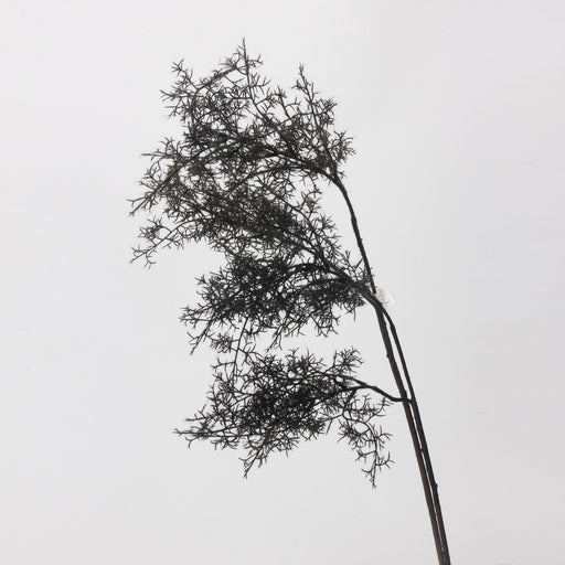 30 Inch Black Pine Spray Branches Twigs, 6 Pcs Real Touch Artificial Halloween Foliage