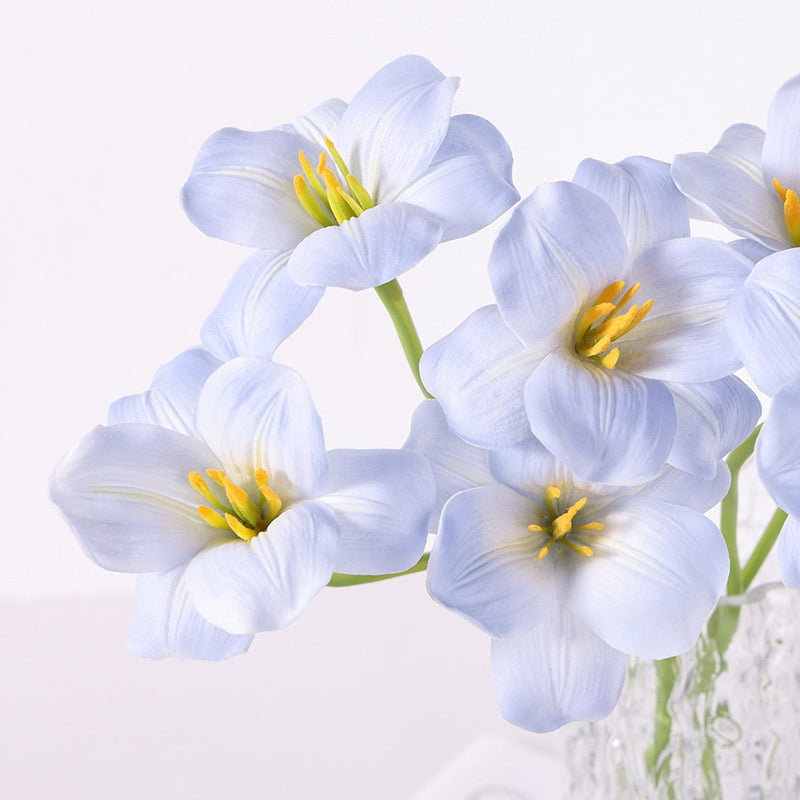 17 Inch Blooming Tulip Stems 10 Pcs Real Touch Artificial Spring Flowers