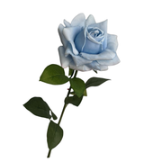 28.7 Inch Real Touch Ruffled Silk Roses, Lifelike Artificial Flowers for Wedding and Home Decor