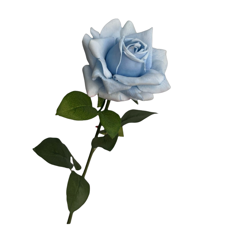 28.7 Inch Real Touch Ruffled Silk Roses, Lifelike Artificial Flowers for Wedding and Home Decor
