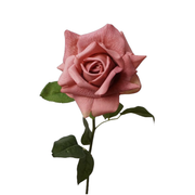 28.7 Inch Real Touch Ruffled Silk Roses, Lifelike Artificial Flowers for Wedding and Home Decor