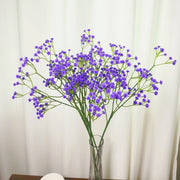 23.6 Inch Baby's Breath Artificial Flowers 10 Pcs Real Touch Silk Stems for Crafts DIY Wedding Party Home Garden Office