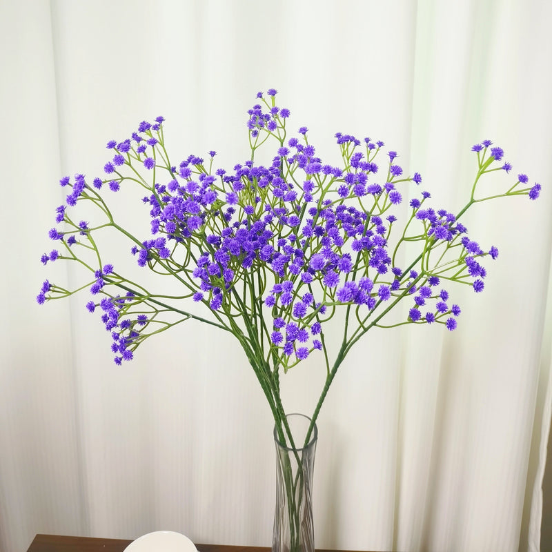 23.6 Inch Baby's Breath Artificial Flowers 10 Pcs Real Touch Silk Stems for Crafts DIY Wedding Party Home Garden Office