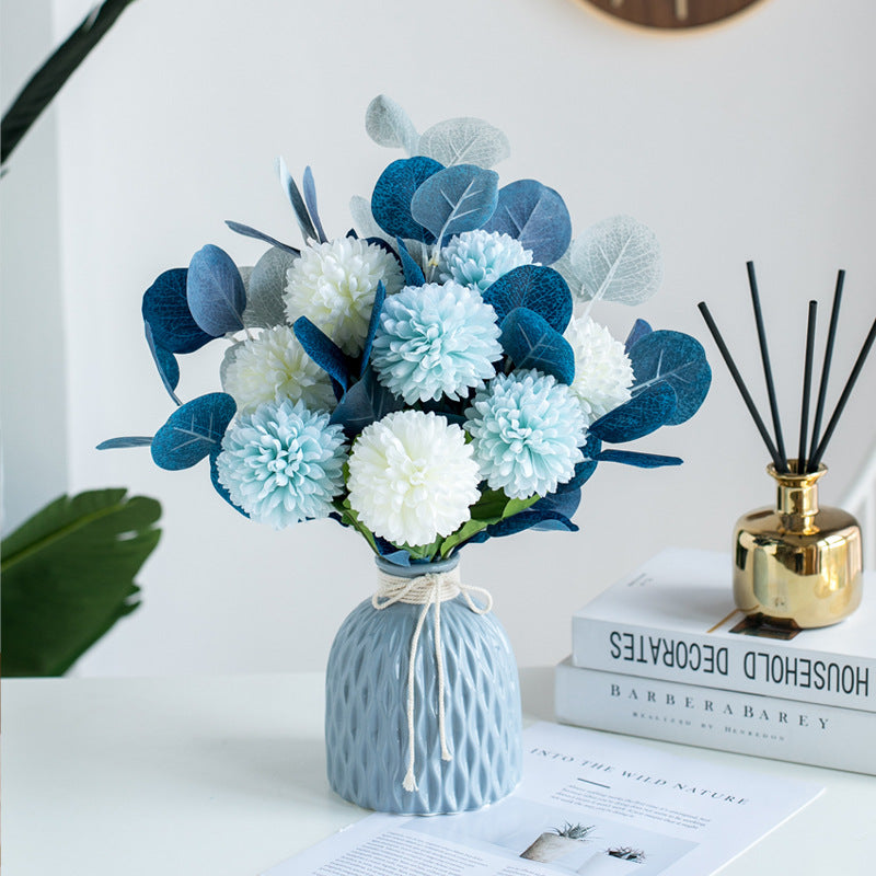 Artificial Silk Flowers Bouquet 10 Pcs Bulk Wedding Table Centerpiece Arrangements