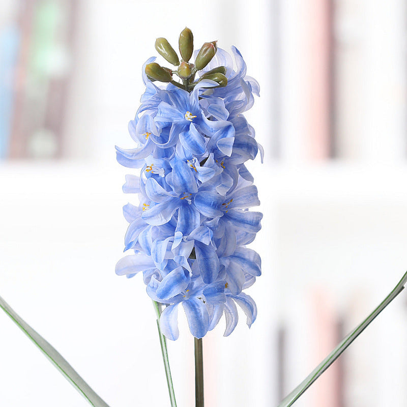 16 Inch Artificial Hyacinth Stems 10 Pcs Real Touch Silk Flowers Bulk