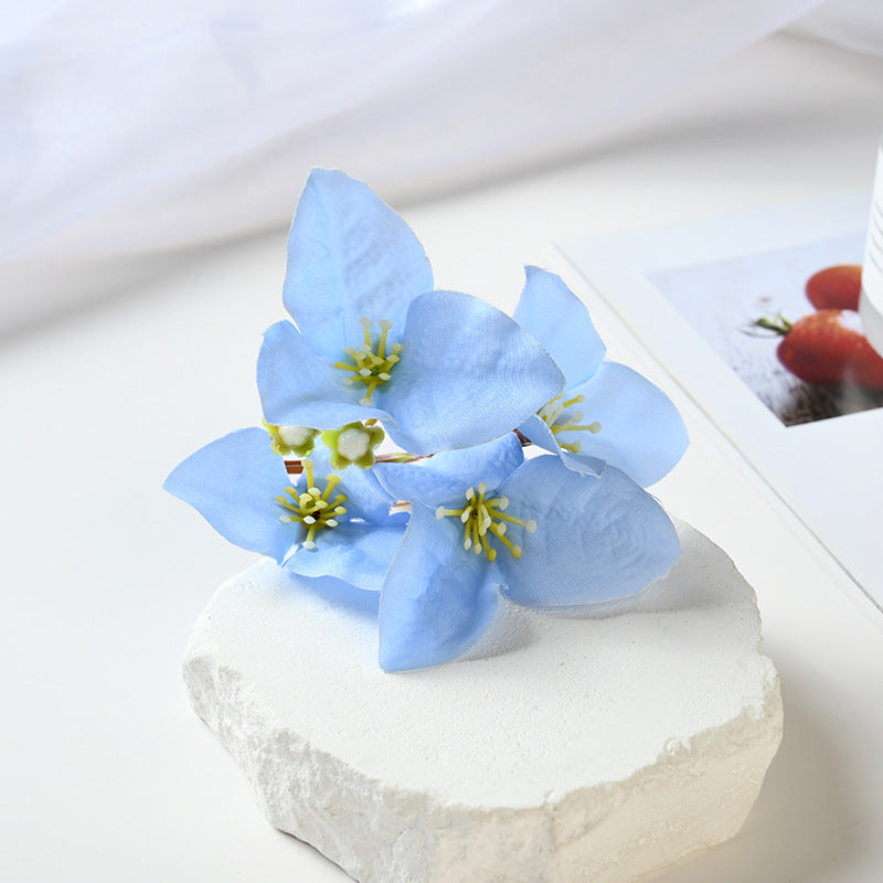 20 Pcs Artificial Silk Bougainvillea Flower Heads for Wedding Decoration DIY Wreath Craft