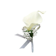 9 Colors Bulk Calla Lily Boutonniere Flowers Artificial Silk 50 Pcs
