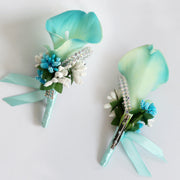 9 Colors Bulk Calla Lily Boutonniere Flowers Artificial Silk 50 Pcs