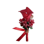 9 Colors Bulk Calla Lily Boutonniere Flowers Artificial Silk 50 Pcs
